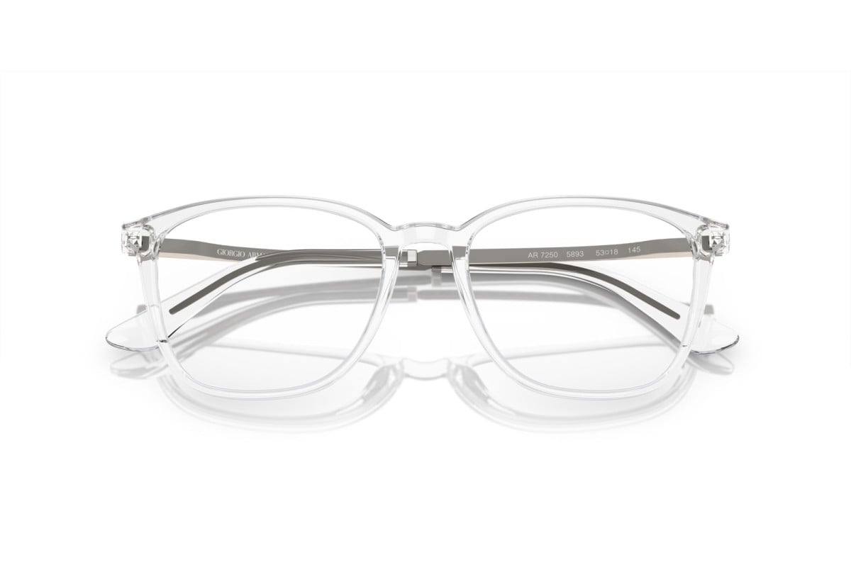 OCCHIALE DA VISTA UOMO | GIORGIO ARMANI AR 7250 - 5893 CRISTALLO - CALIBRO 51