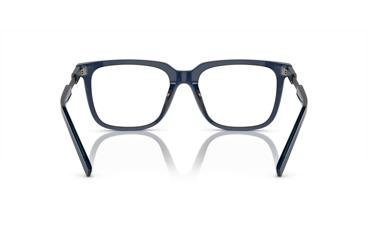 OCCHIALE DA VISTA UOMO | GIORGIO ARMANI AR 7252U - 6047 BLU TRASPARENTE - CALIBRO 53