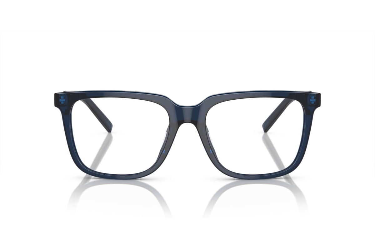 OCCHIALE DA VISTA UOMO | GIORGIO ARMANI AR 7252U - 6047 BLU TRASPARENTE - CALIBRO 53