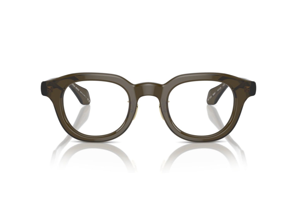OCCHIALE DA VISTA UOMO | GIORGIO ARMANI AR 7253 - 6061 VERDE TRASPARENTE - CALIBRO 47
