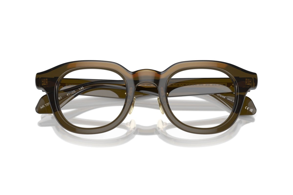 OCCHIALE DA VISTA UOMO | GIORGIO ARMANI AR 7253 - 6061 VERDE TRASPARENTE - CALIBRO 47
