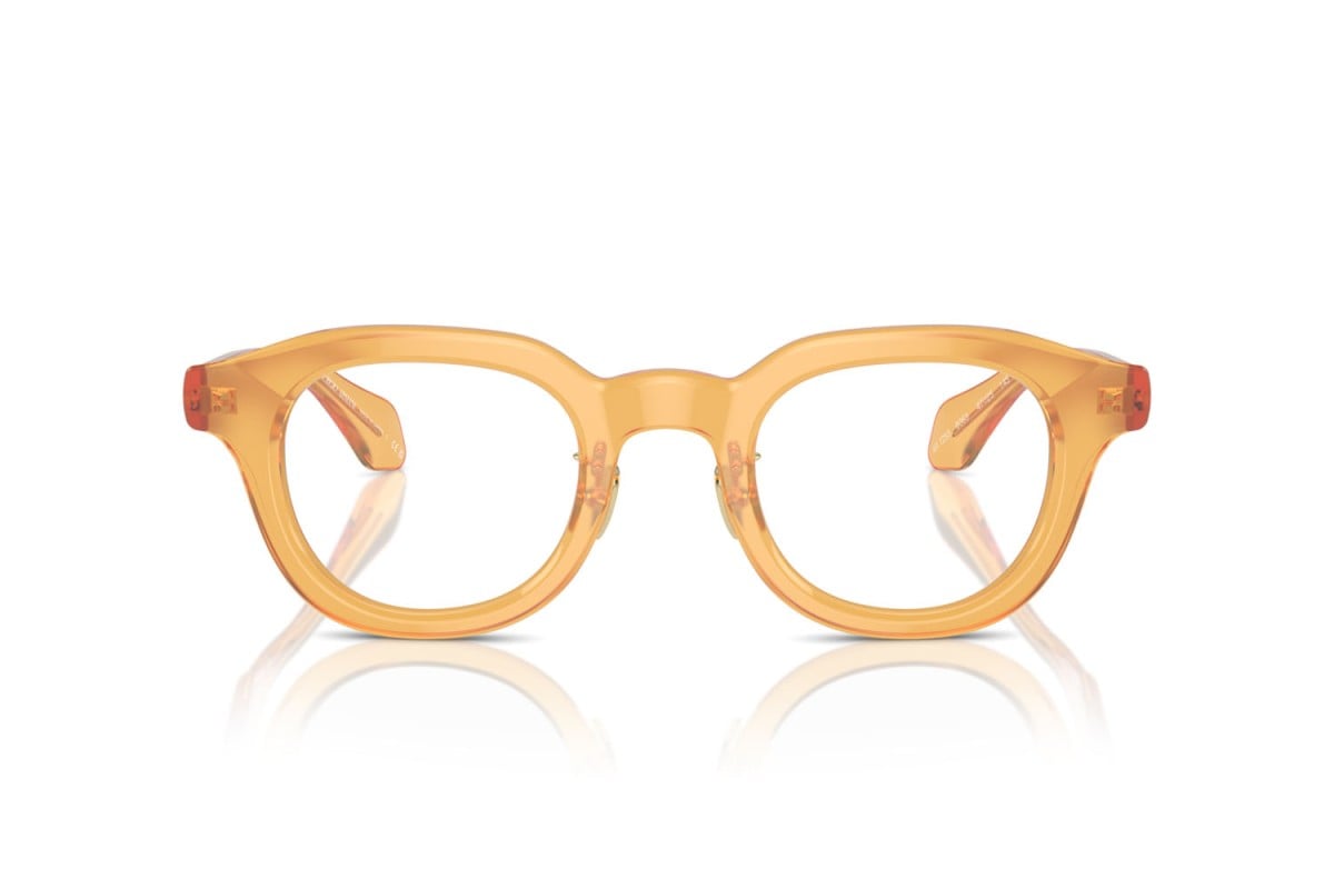 OCCHIALE DA VISTA UOMO | GIORGIO ARMANI AR 7253 - 6063 MIELE TRASPARENTE - CALIBRO 47