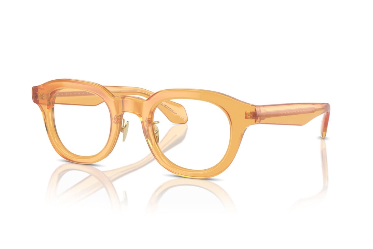 OCCHIALE DA VISTA UOMO | GIORGIO ARMANI AR 7253 - 6063 MIELE TRASPARENTE - CALIBRO 47