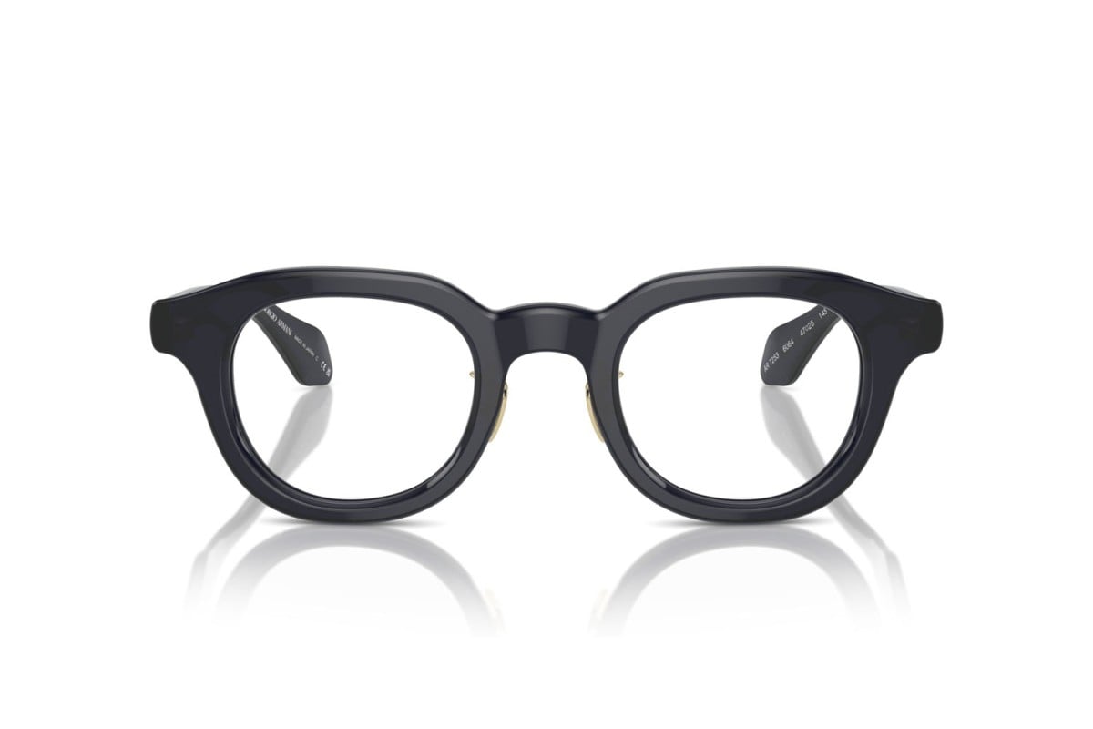 OCCHIALE DA VISTA UOMO | GIORGIO ARMANI AR 7253 - 6064 BLU TRASPARENTE - CALIBRO 45