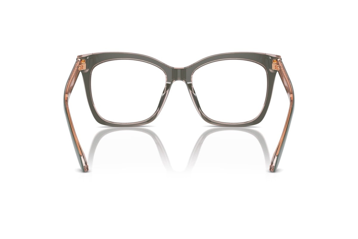 OCCHIALE DA VISTA DONNA | GIORGIO ARMANI AR 7254U - 6076 TOP VERDE SALVIA/ROSA TRASPARENTE - CALIBRO 54