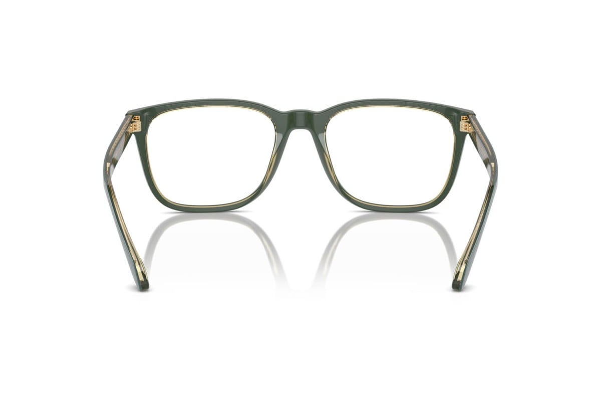 OCCHIALE DA VISTA UOMO | GIORGIO ARMANI AR 7255 - 6086 TOP VERDE/OLIVA TRASPARENTE - CALIBRO 53