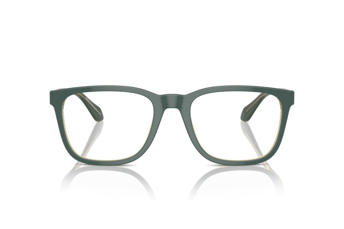 OCCHIALE DA VISTA UOMO | GIORGIO ARMANI AR 7255 - 6086 TOP VERDE/OLIVA TRASPARENTE - CALIBRO 53