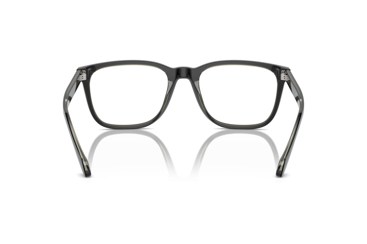 OCCHIALE DA VISTA UOMO | GIORGIO ARMANI AR 7255 - 6087 TOP NERO/VERDE TRASPARENTE - CALIBRO 55