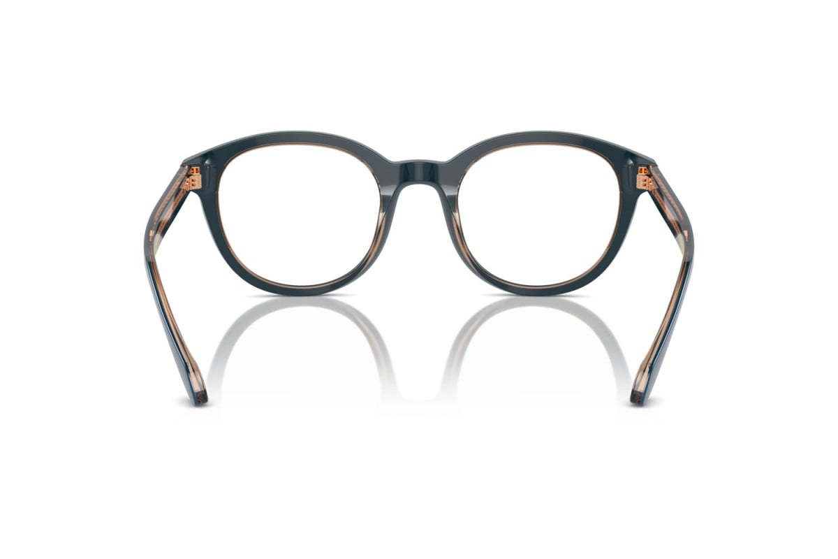OCCHIALE DA VISTA UOMO | GIORGIO ARMANI AR 7256 - 6085 TOP BLU/MARRONE TRASPARENTE - CALIBRO 50