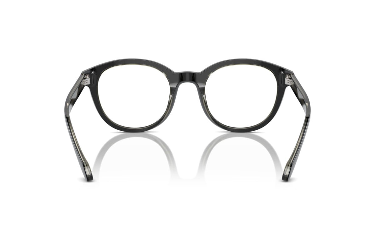 OCCHIALE DA VISTA UOMO | GIORGIO ARMANI AR 7256 - 6087 TOP NERO/VERDE TRASPARENTE - CALIBRO 48