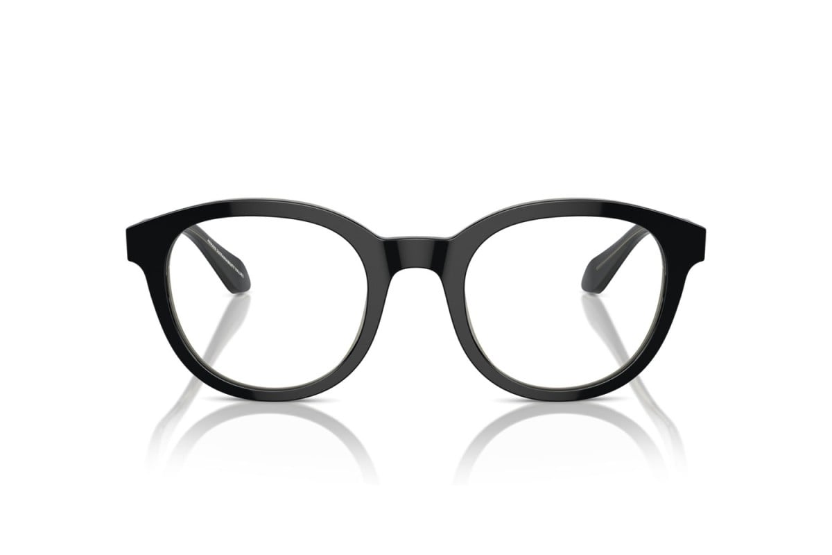 OCCHIALE DA VISTA UOMO | GIORGIO ARMANI AR 7256 - 6087 TOP NERO/VERDE TRASPARENTE - CALIBRO 48