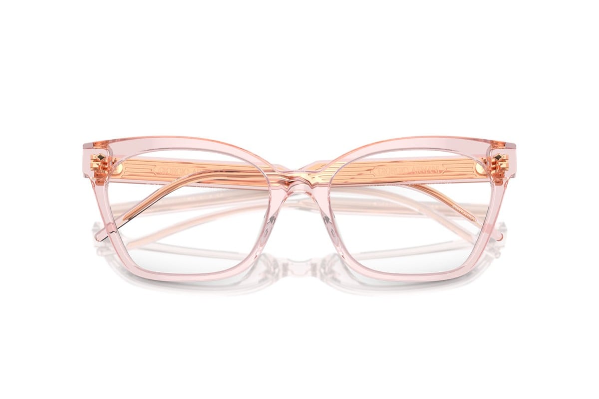 OCCHIALE DA VISTA DONNA | GIORGIO ARMANI AR 7257U - 6073 ROSA TRASPARENTE - CALIBRO 54