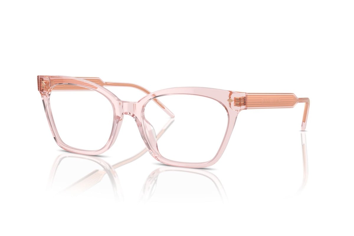 OCCHIALE DA VISTA DONNA | GIORGIO ARMANI AR 7257U - 6073 ROSA TRASPARENTE - CALIBRO 54