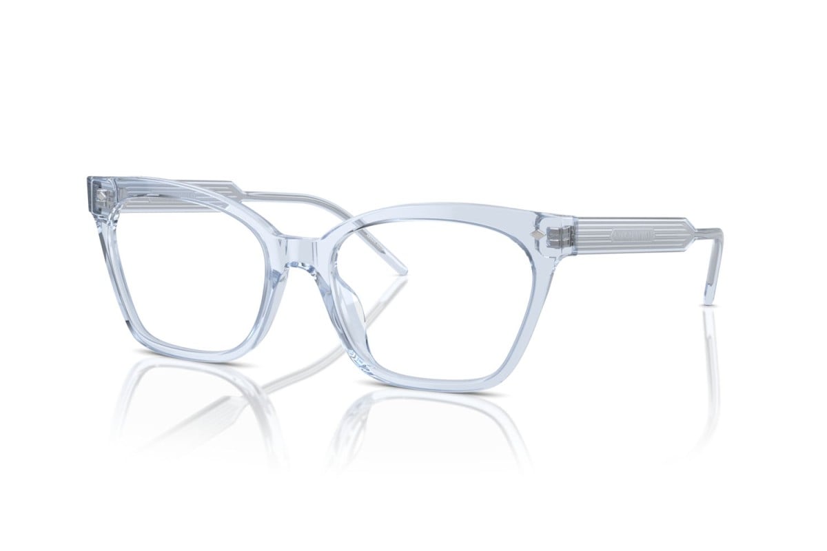 OCCHIALE DA VISTA DONNA | GIORGIO ARMANI AR 7257U - 6081 AZZURRO TRASPARENTE - CALIBRO 54
