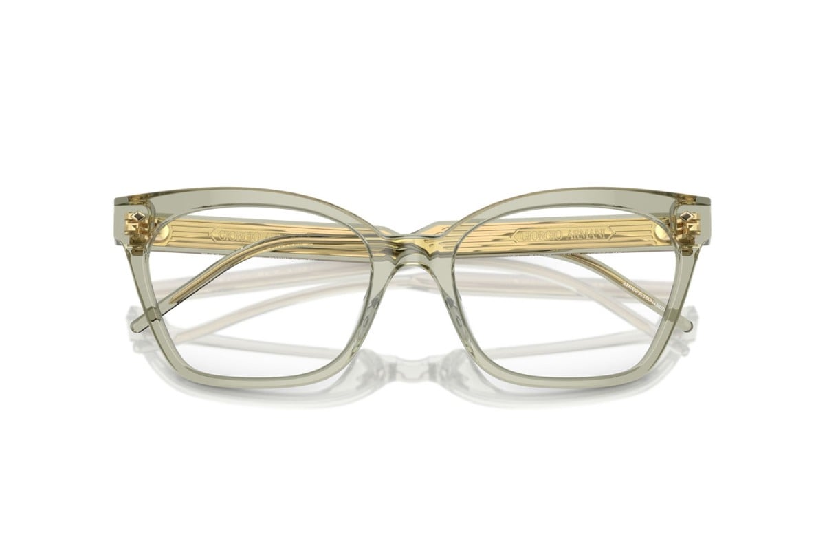 OCCHIALE DA VISTA DONNA | GIORGIO ARMANI AR 7257U - 6083 VERDE TRASPARENTE - CALIBRO 54