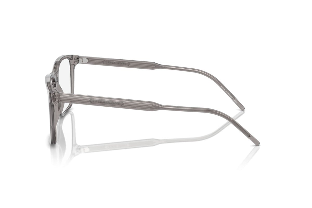 OCCHIALE DA VISTA UOMO | GIORGIO ARMANI AR 7258 - 6070 GRIGIO TRASPARENTE - CALIBRO 57