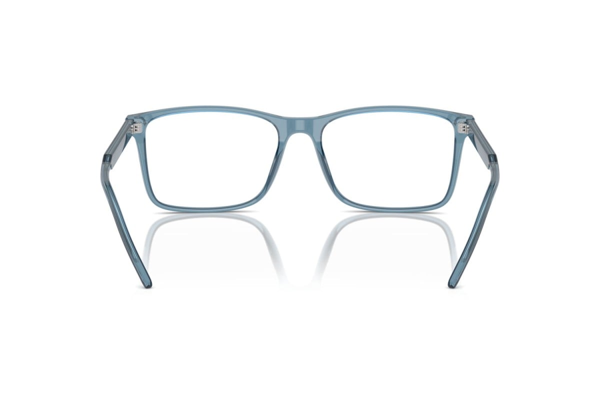 OCCHIALE DA VISTA UOMO | GIORGIO ARMANI AR 7258 - 6071 BLU TRASPARENTE - CALIBRO 57