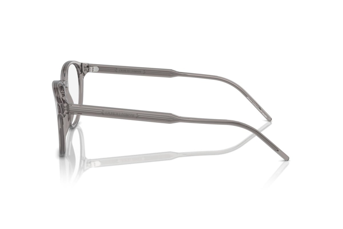 OCCHIALE DA VISTA UOMO | GIORGIO ARMANI AR 7259 - 6070 GRIGIO TRASPARENTE - CALIBRO 50