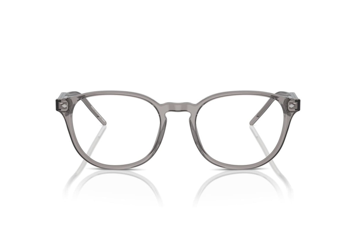 OCCHIALE DA VISTA UOMO | GIORGIO ARMANI AR 7259 - 6070 GRIGIO TRASPARENTE - CALIBRO 50