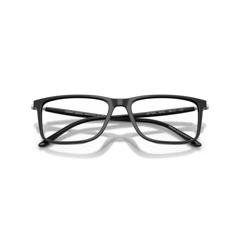OCCHIALE DA VISTA UOMO | GIORGIO ARMANI AR 7261 - 6272 NERO - CALIBRO 56