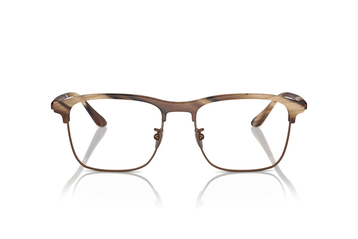 OCCHIALE DA VISTA UOMO | GIORGIO ARMANI AR 7262 - 6065 CORNO MARRONE OPACO - CALIBRO 54