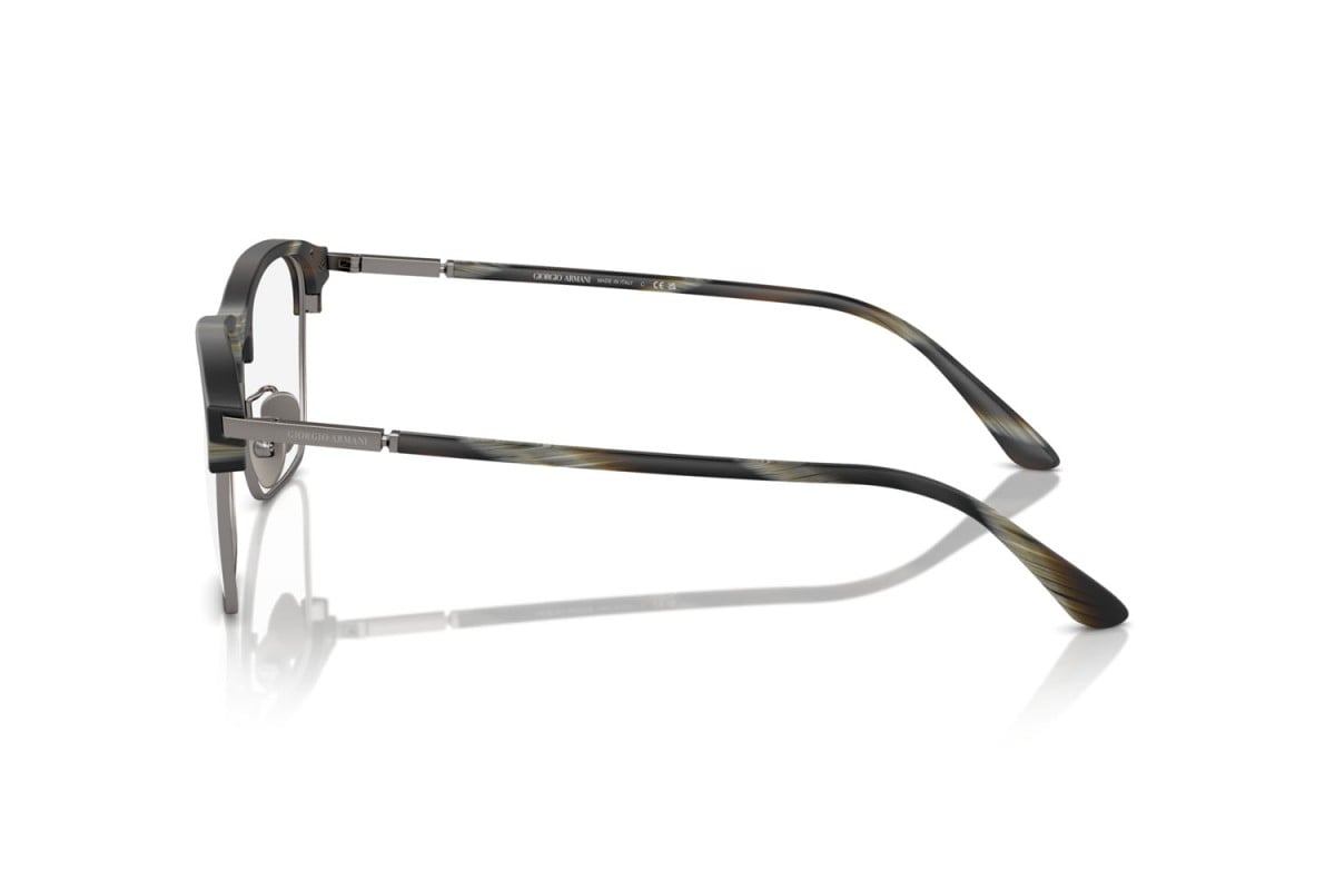 OCCHIALE DA VISTA UOMO | GIORGIO ARMANI AR 7262 - 6066 CORNO VERDE OPACO - CALIBRO 54