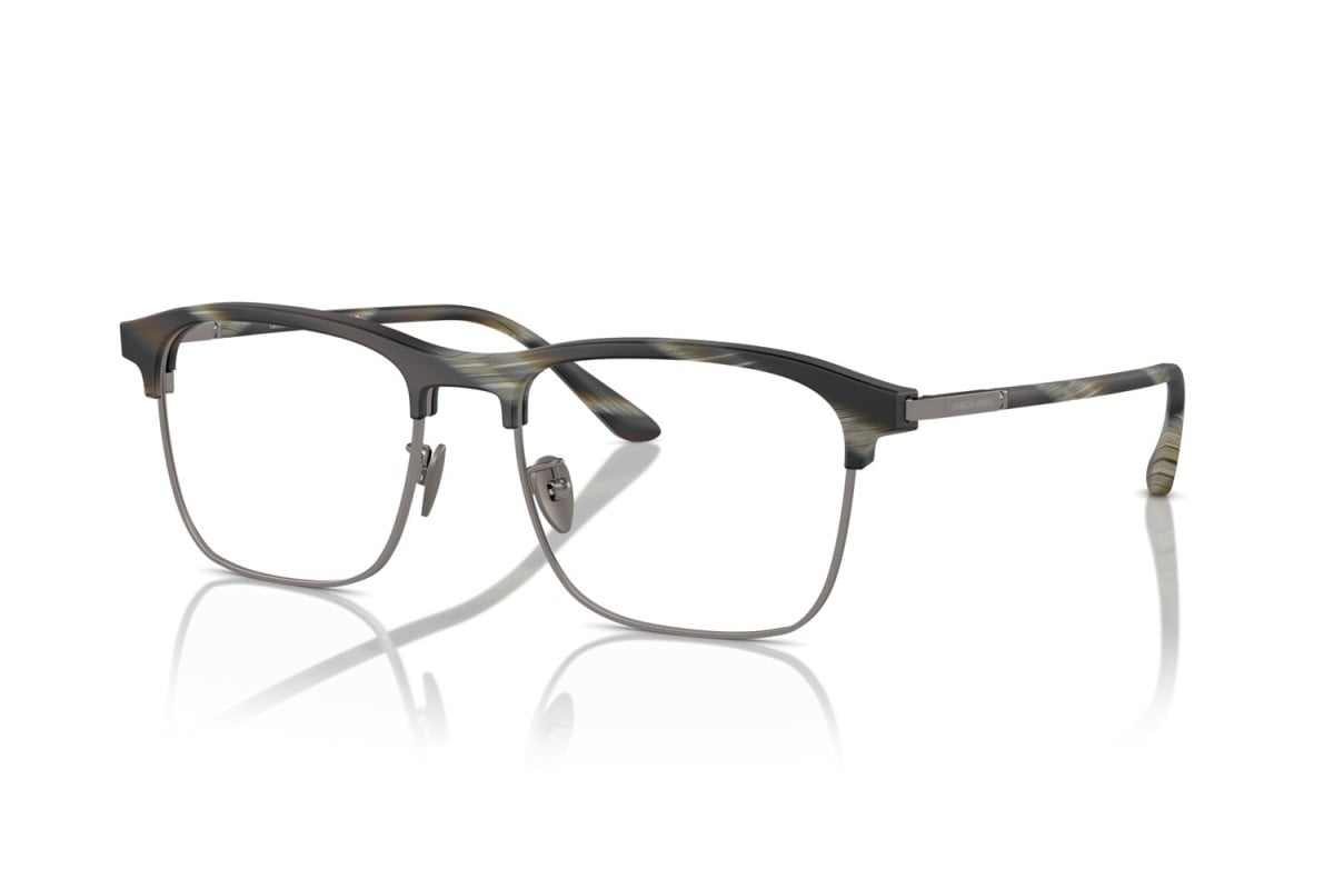 OCCHIALE DA VISTA UOMO | GIORGIO ARMANI AR 7262 - 6066 CORNO VERDE OPACO - CALIBRO 54