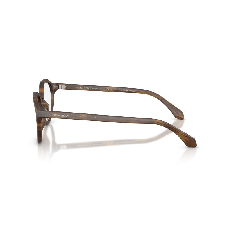 OCCHIALE DA VISTA UOMO | GIORGIO ARMANI AR 7264U - 5404 MARRONE STRIATO - CALIBRO 47