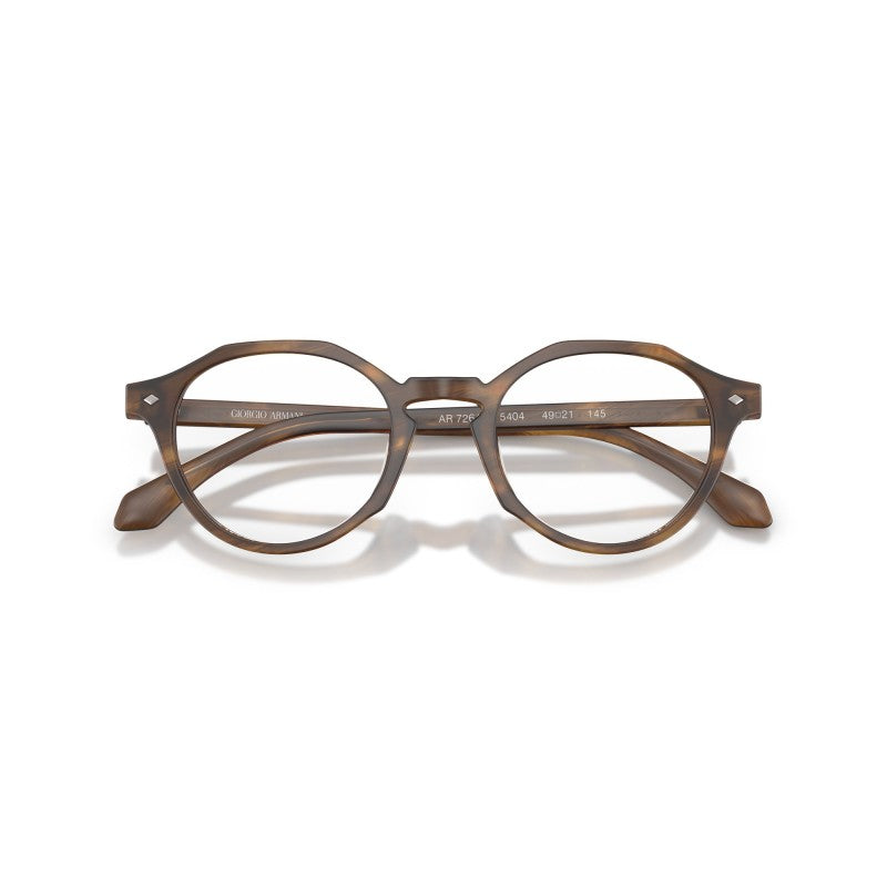 OCCHIALE DA VISTA UOMO | GIORGIO ARMANI AR 7264U - 5404 MARRONE STRIATO - CALIBRO 47