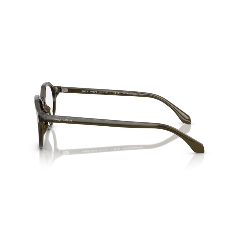 OCCHIALE DA VISTA UOMO | GIORGIO ARMANI AR 7264U - 6169 VERDE TRASPARENTE - CALIBRO 47