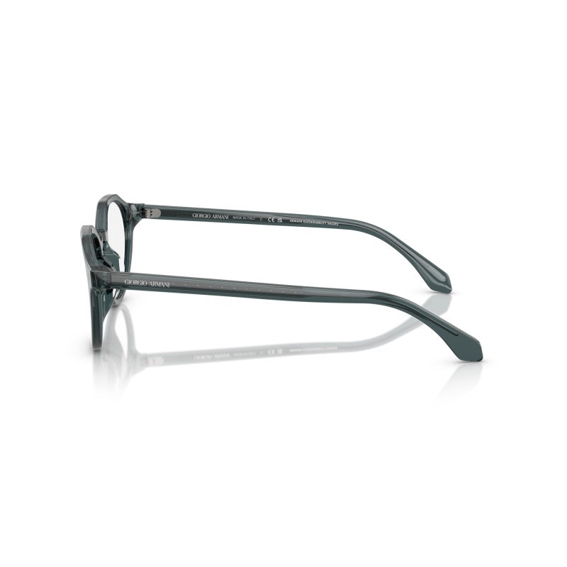 OCCHIALE DA VISTA UOMO | GIORGIO ARMANI AR 7264U - 6171 GRIGIO TRASPARENTE - CALIBRO 49