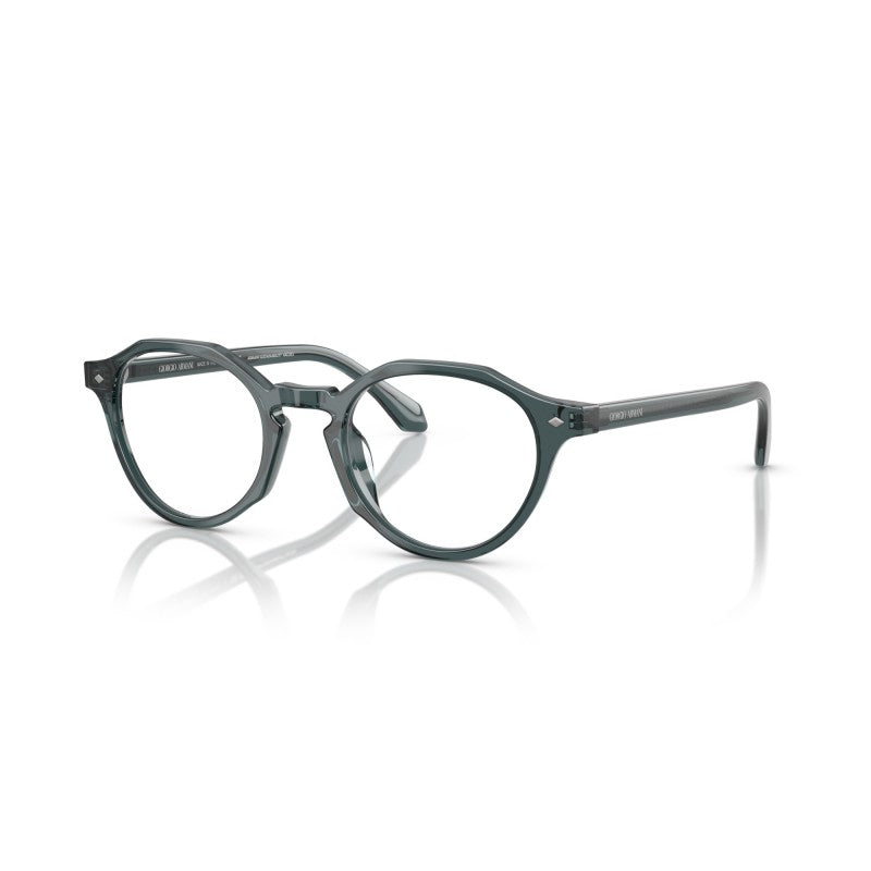 OCCHIALE DA VISTA UOMO | GIORGIO ARMANI AR 7264U - 6171 GRIGIO TRASPARENTE - CALIBRO 49