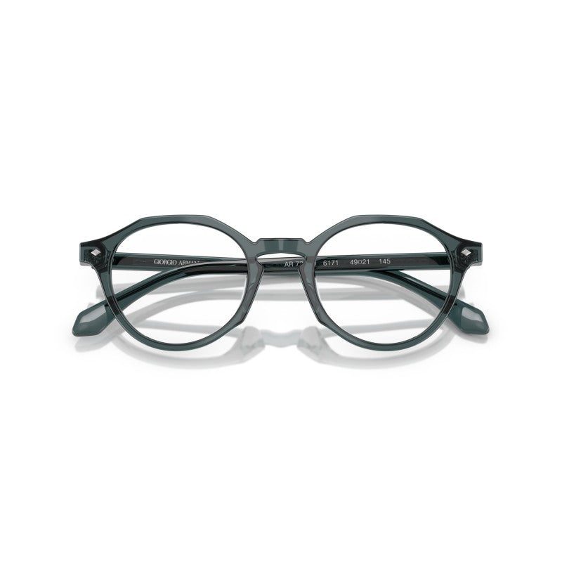 OCCHIALE DA VISTA UOMO | GIORGIO ARMANI AR 7264U - 6171 GRIGIO TRASPARENTE - CALIBRO 49