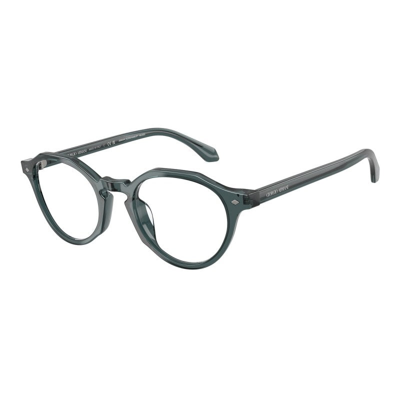 OCCHIALE DA VISTA UOMO | GIORGIO ARMANI AR 7264U - 6171 GRIGIO TRASPARENTE - CALIBRO 49