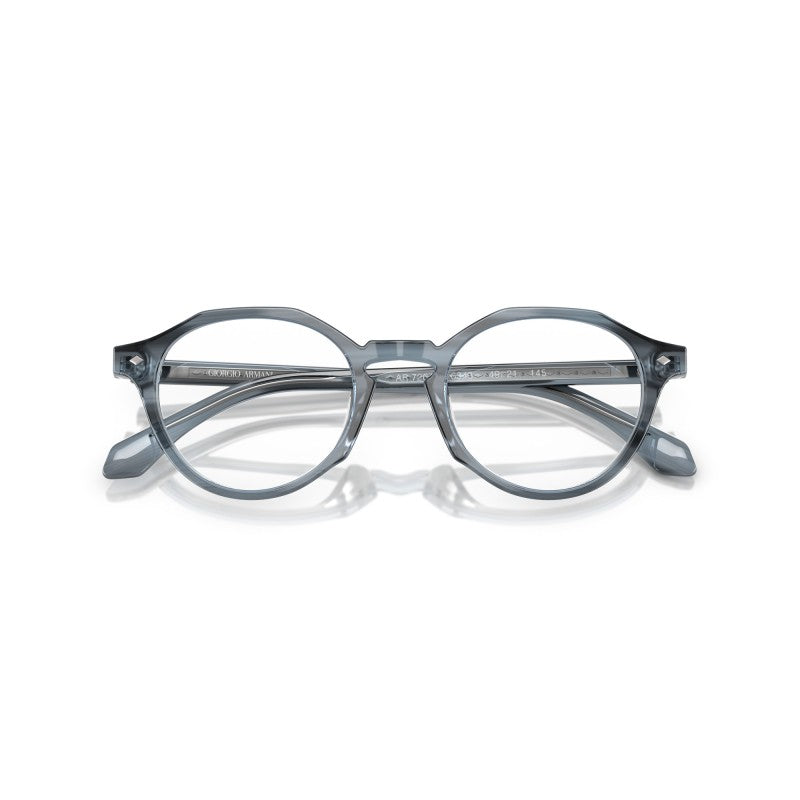 OCCHIALE DA VISTA UOMO | GIORGIO ARMANI AR 7264U - 6343 BLU A STRISCE - CALIBRO 49