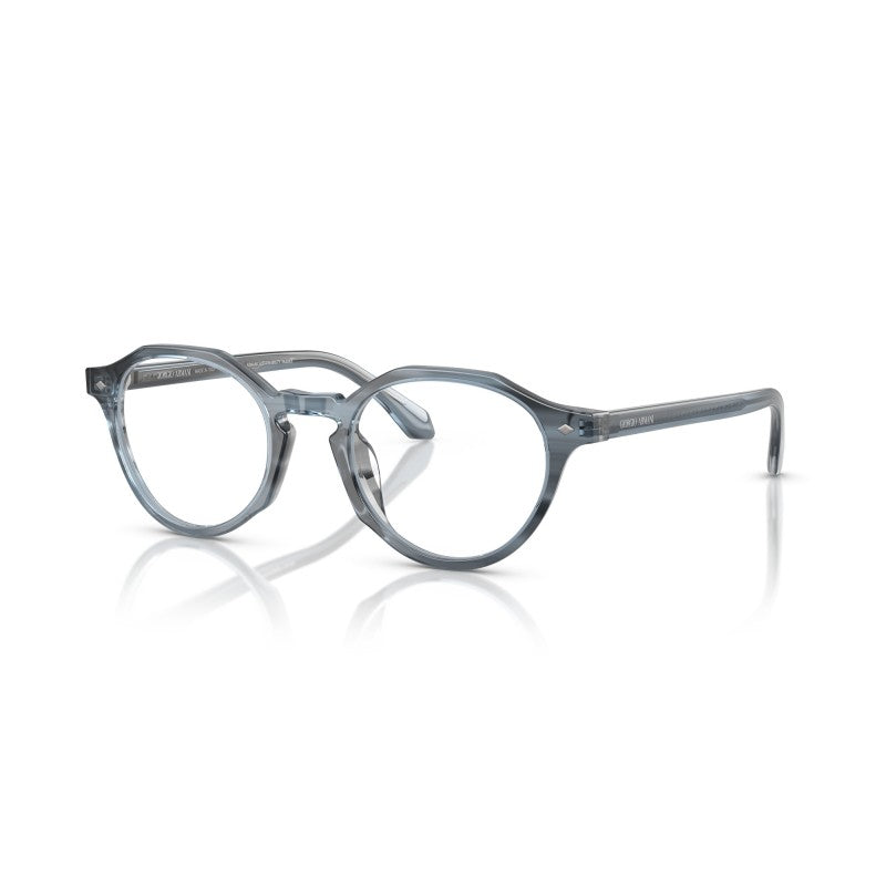 OCCHIALE DA VISTA UOMO | GIORGIO ARMANI AR 7264U - 6343 BLU A STRISCE - CALIBRO 49