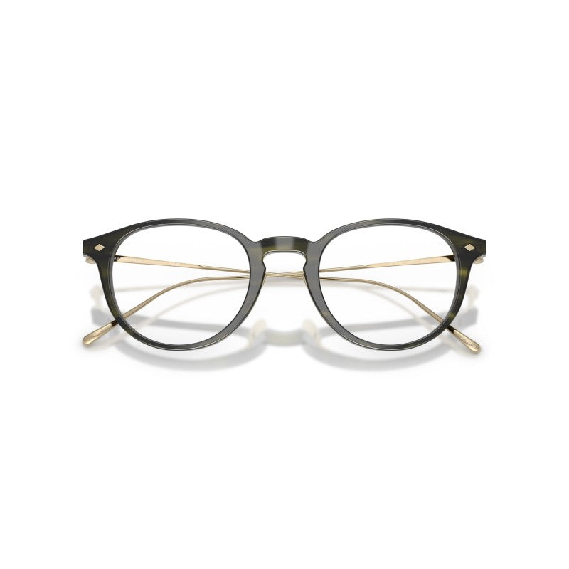 OCCHIALE DA VISTA UOMO | GIORGIO ARMANI AR 7270T - 6208 VERDE STRIATO - CALIBRO 49