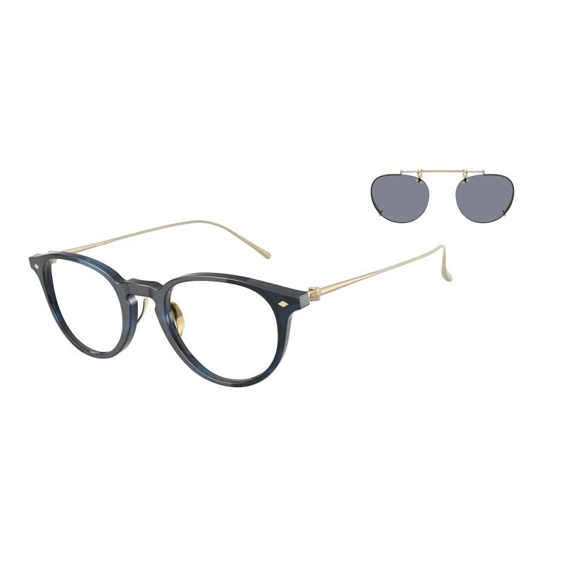 OCCHIALE DA VISTA UOMO | GIORGIO ARMANI AR 7270T - 6209 STRISCE BLU - CALIBRO 49