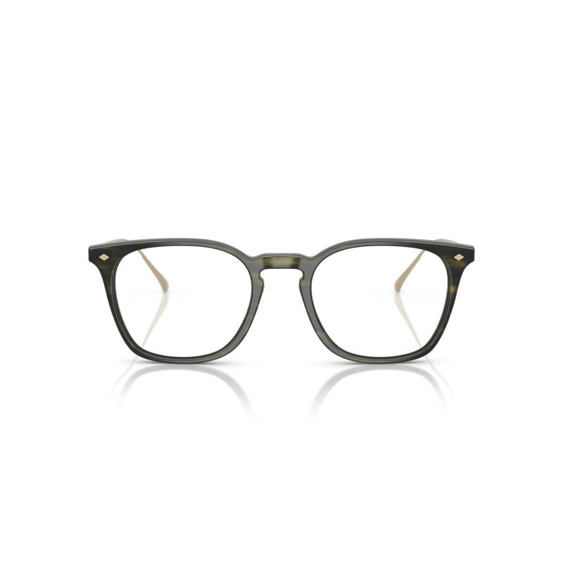 OCCHIALE DA VISTA UOMO | GIORGIO ARMANI AR 7271T - 6208 VERDE STRIATO - CALIBRO 51