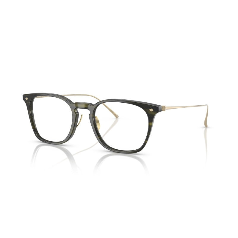OCCHIALE DA VISTA UOMO | GIORGIO ARMANI AR 7271T - 6208 VERDE STRIATO - CALIBRO 51