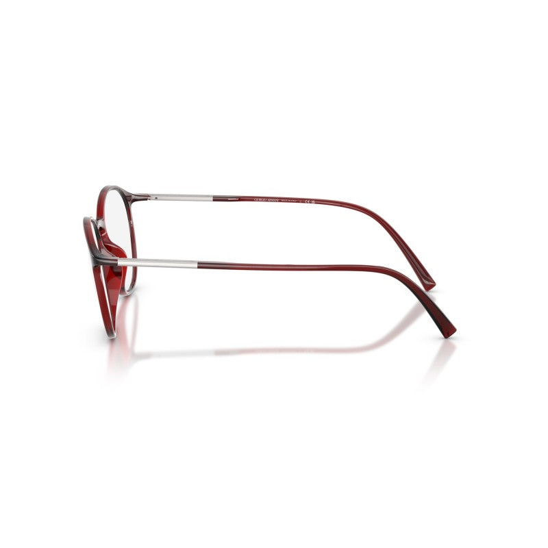 OCCHIALE DA VISTA UOMO | GIORGIO ARMANI AR 7275U - 6237 BORDEAUX TRASPARENTE - CALIBRO 52