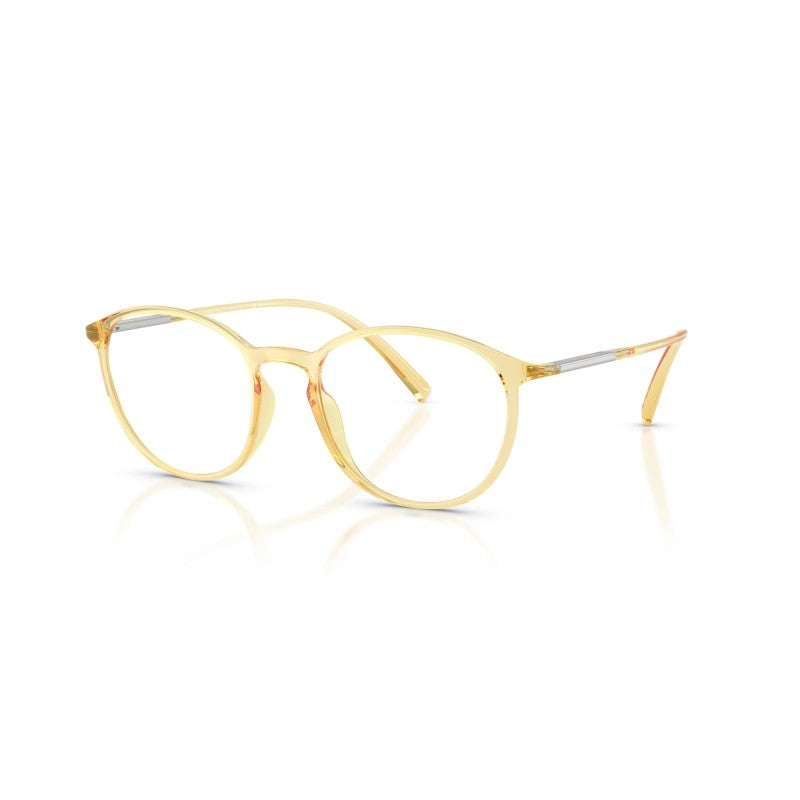 OCCHIALE DA VISTA UOMO | GIORGIO ARMANI AR 7275U - 6238 MIELE TRASPARENTE - CALIBRO 52