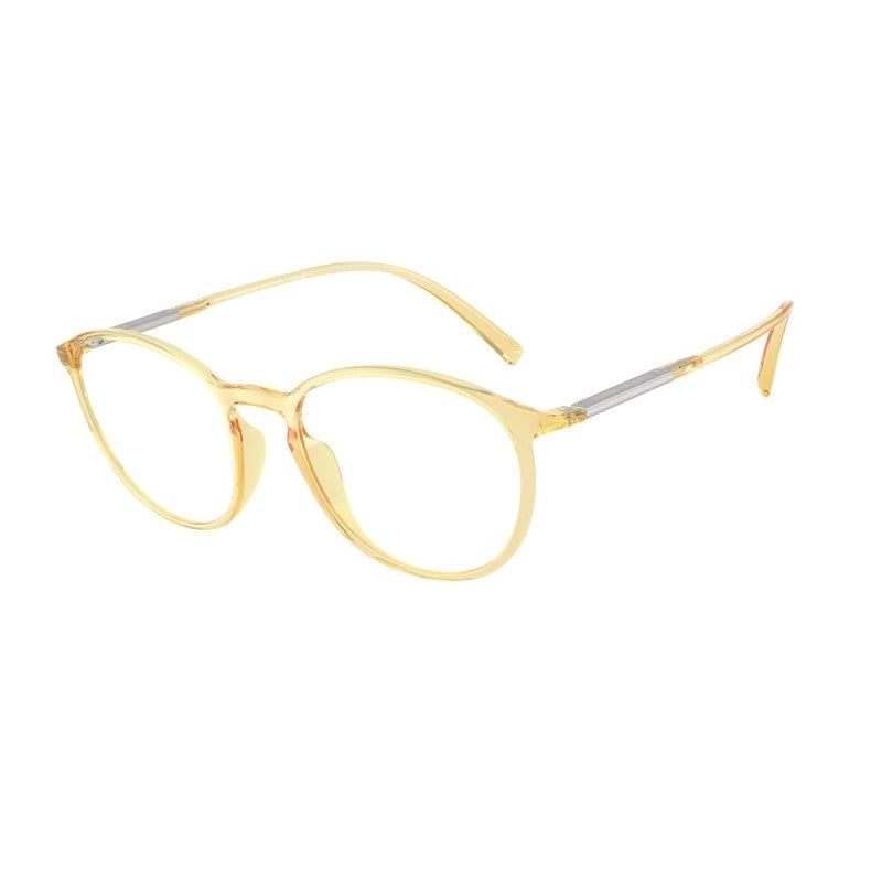 OCCHIALE DA VISTA UOMO | GIORGIO ARMANI AR 7275U - 6238 MIELE TRASPARENTE - CALIBRO 52
