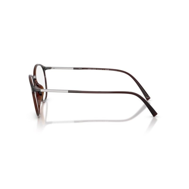 OCCHIALE DA VISTA UOMO | GIORGIO ARMANI AR 7275U - 6239 MARRONE TRASPARENTE - CALIBRO 50