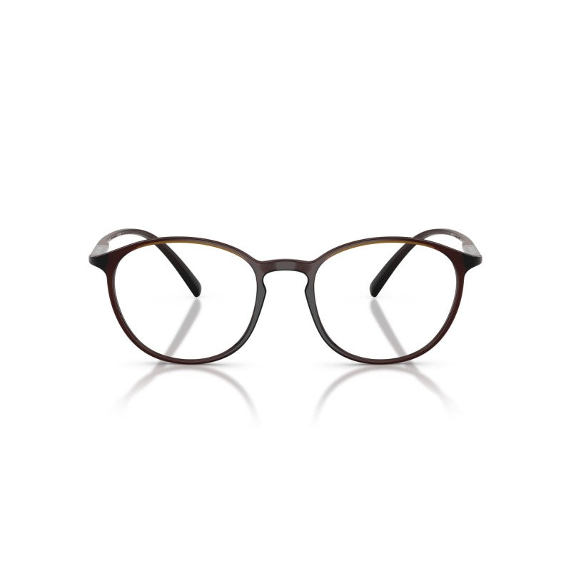 OCCHIALE DA VISTA UOMO | GIORGIO ARMANI AR 7275U - 6239 MARRONE TRASPARENTE - CALIBRO 50