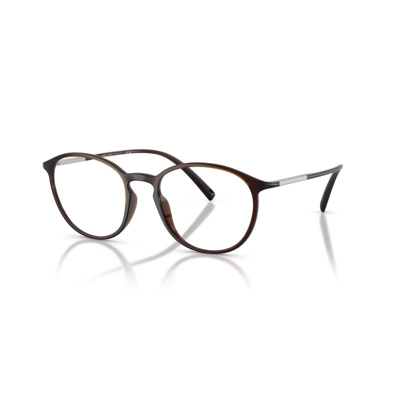 OCCHIALE DA VISTA UOMO | GIORGIO ARMANI AR 7275U - 6239 MARRONE TRASPARENTE - CALIBRO 50