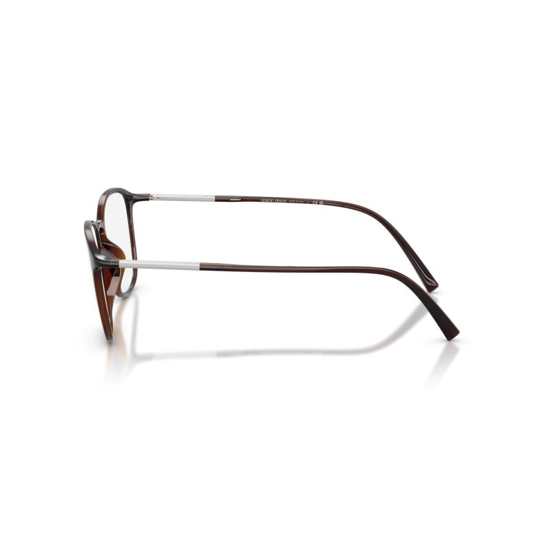 OCCHIALE DA VISTA UOMO | GIORGIO ARMANI AR 7276U - 6239 MARRONE TRASPARENTE - CALIBRO 51