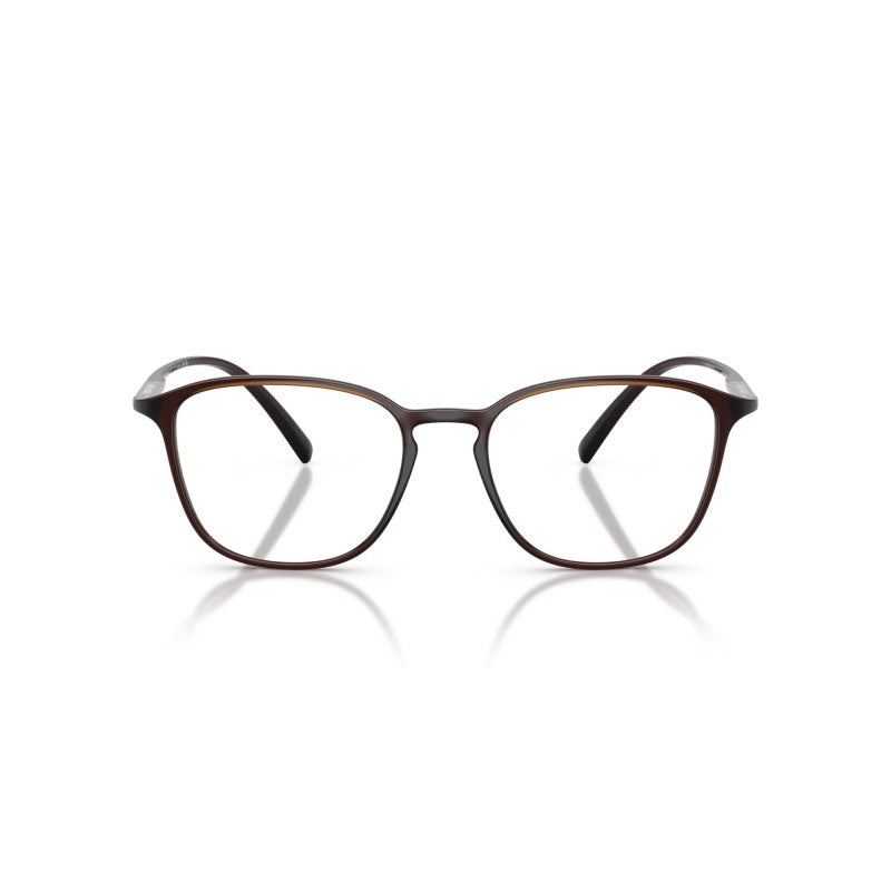 OCCHIALE DA VISTA UOMO | GIORGIO ARMANI AR 7276U - 6239 MARRONE TRASPARENTE - CALIBRO 53