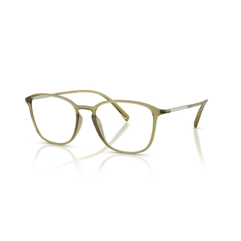 OCCHIALE DA VISTA UOMO | GIORGIO ARMANI AR 7276U - 6240 VERDE TRASPARENTE - CALIBRO 53