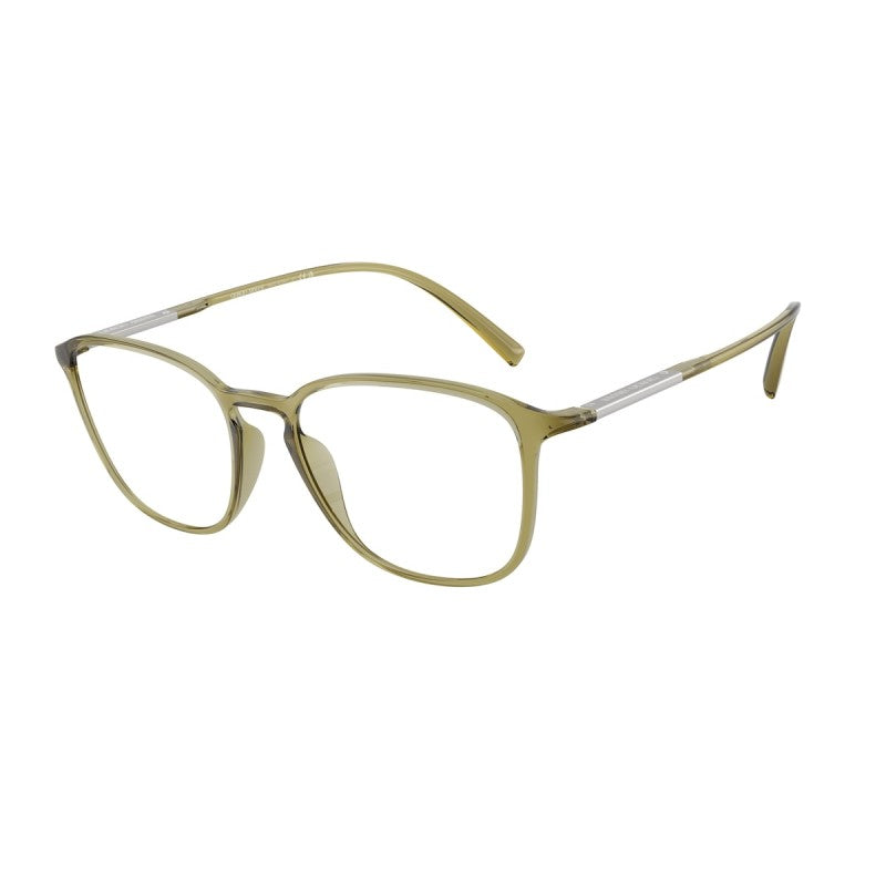 OCCHIALE DA VISTA UOMO | GIORGIO ARMANI AR 7276U - 6240 VERDE TRASPARENTE - CALIBRO 53